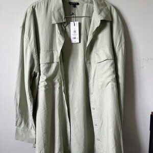Dynamite Renoir Long Sleeve Linen Shirt